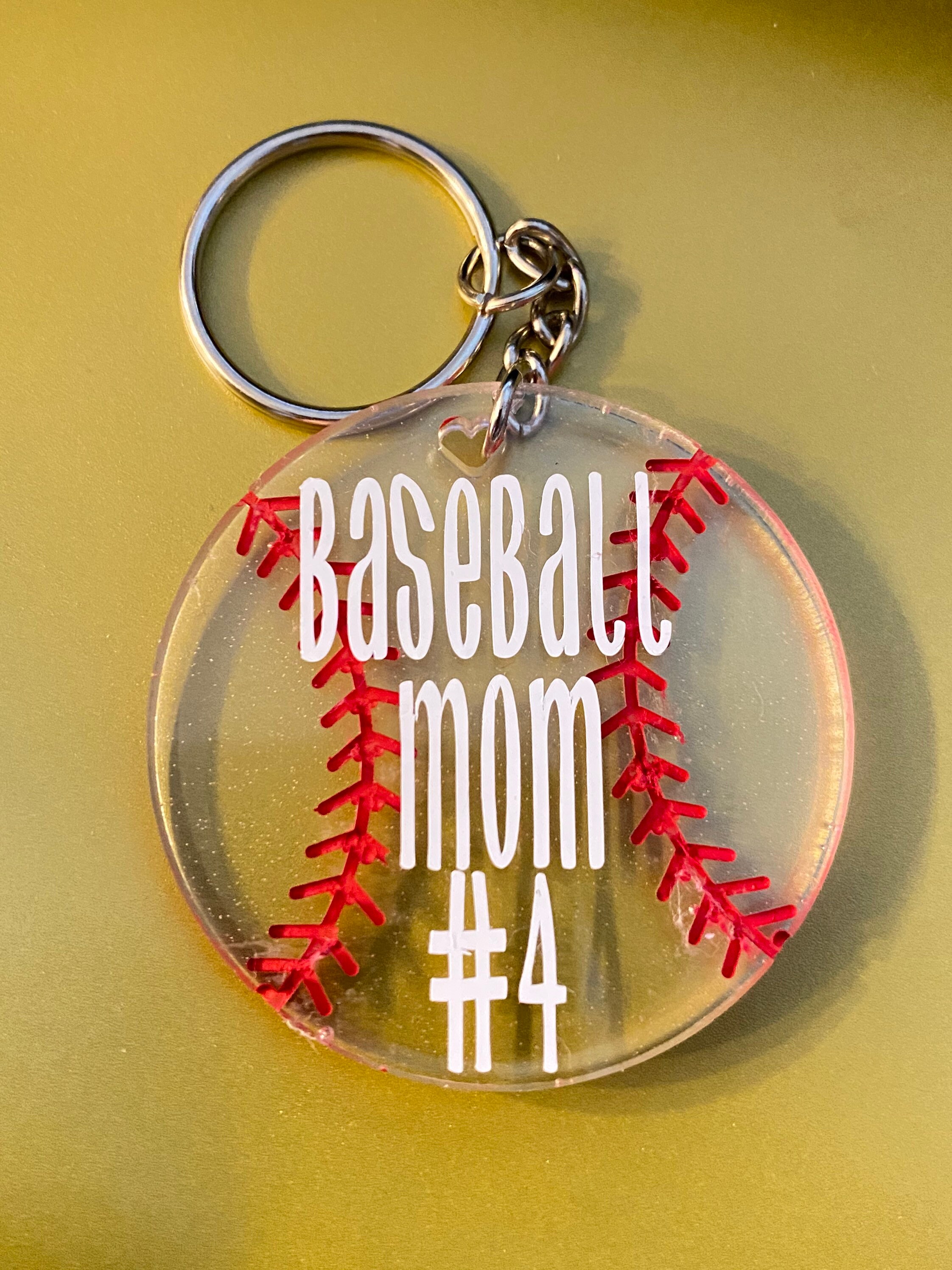 Baseball keychain Etsy
