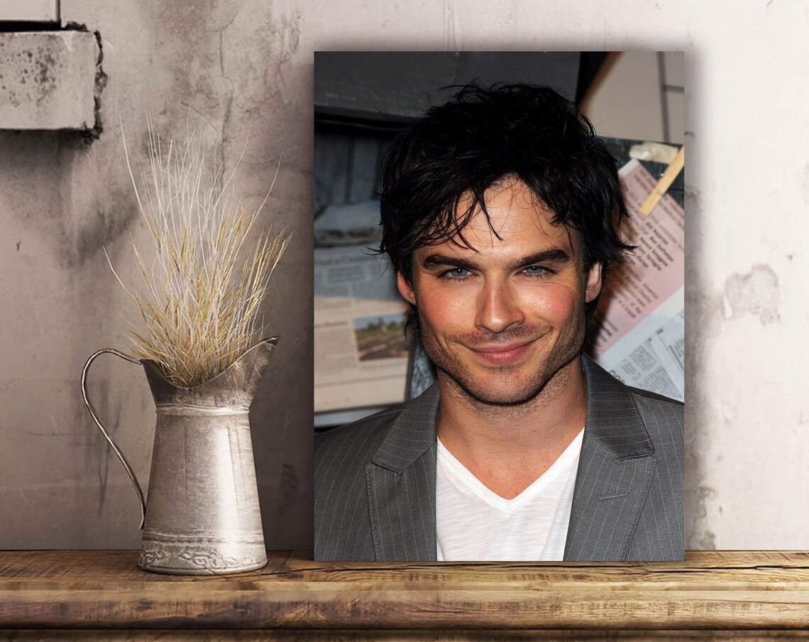 Ian Somerhalder Custom Poster Vampire Diaries Poster Movie Etsy