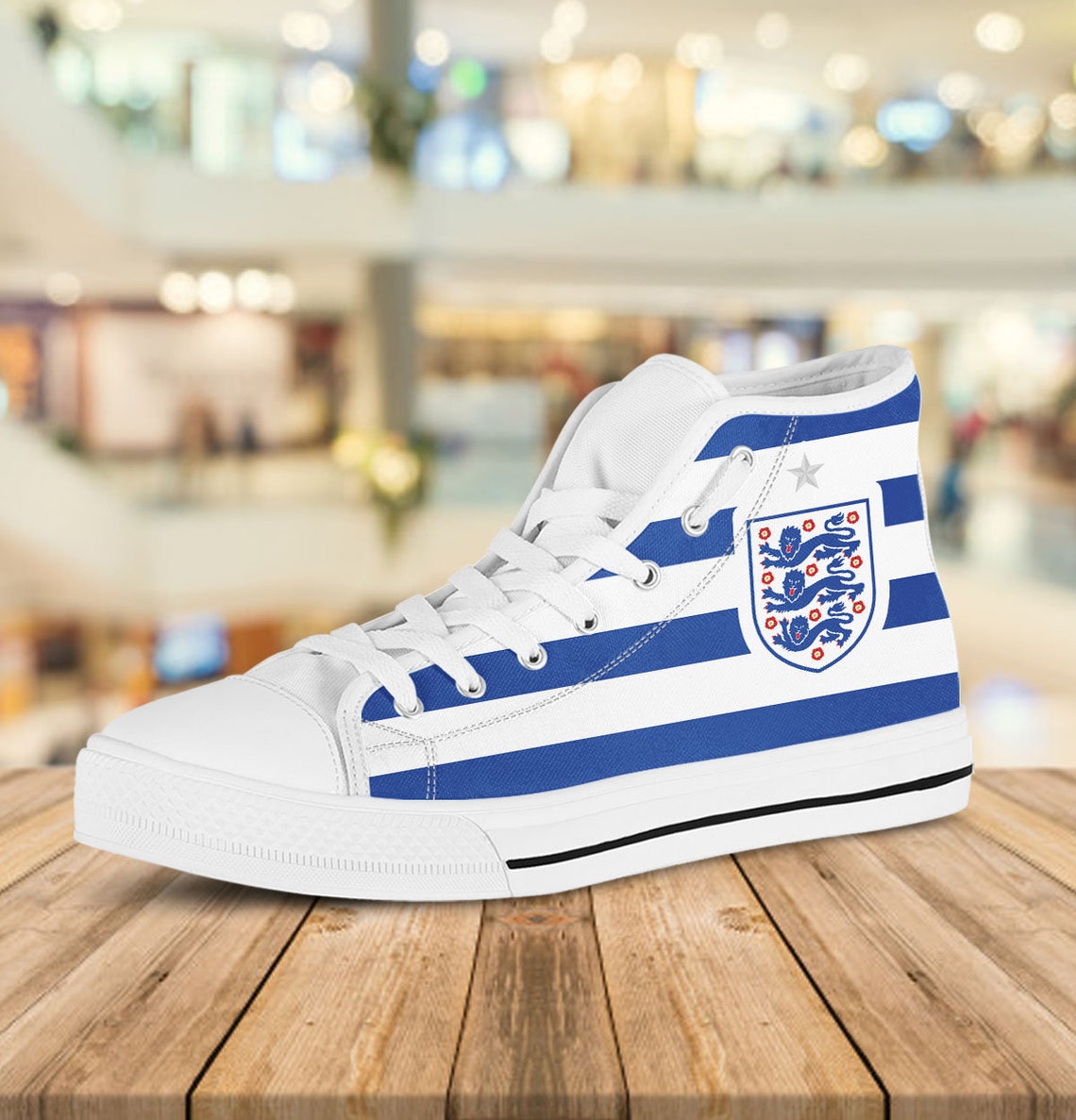 England National Hightop England National FC Shoes Football Etsy
