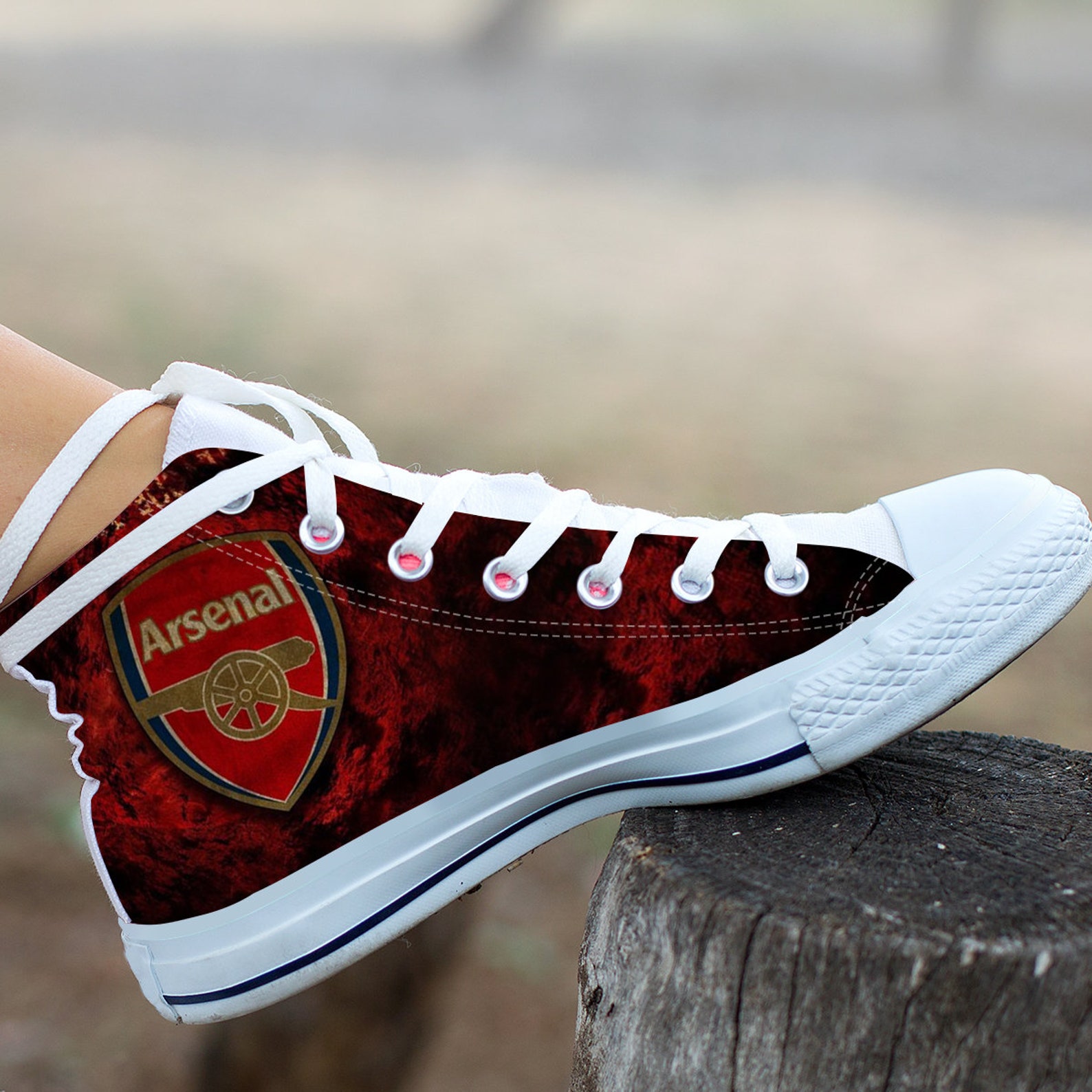 Liverpool FC Hightop Liverpool Shoes Football Club Hightop Etsy