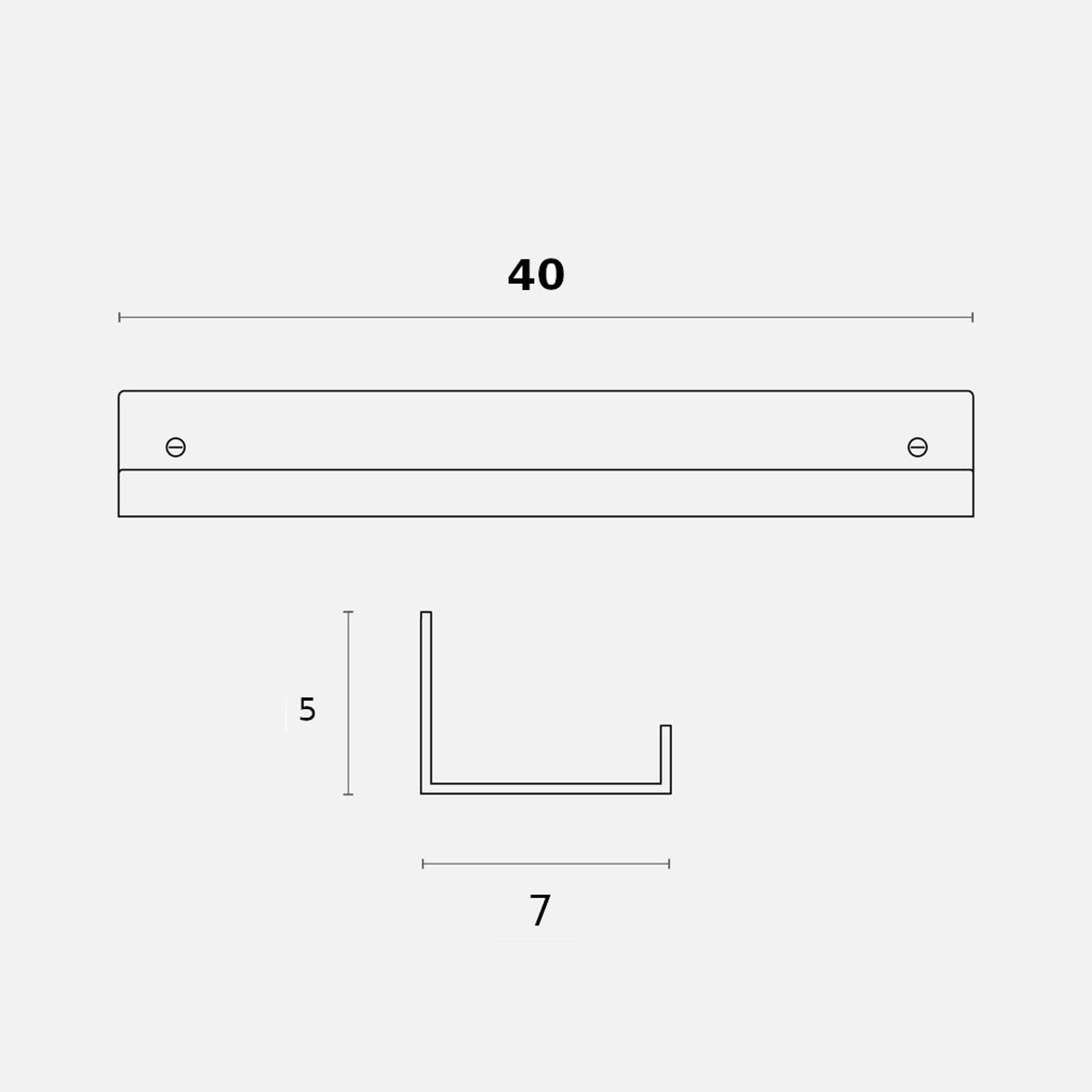 Modern Wall Shelf / Minimalist Display Shelf / Minimalist Etsy