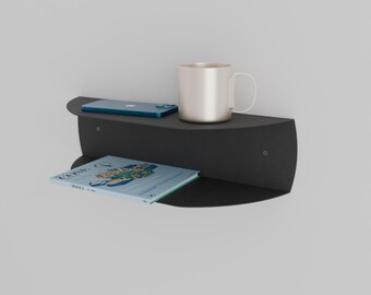 Étagère flottante moderne, table de chevet murale minimaliste, table de chevet moderne