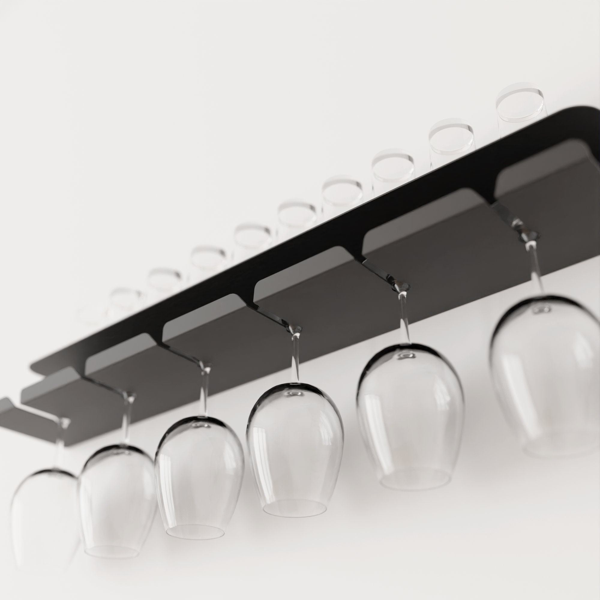 Wine Glass Hanging Cup Holder Rack at Rs 122/piece, Stainless Steel Wine  Glass Holder in Surat