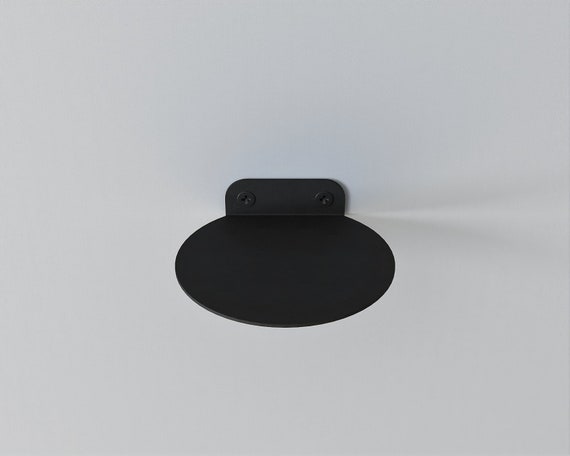 Minimalist Metal Circular Floating Shelf: Indoor Plant Display