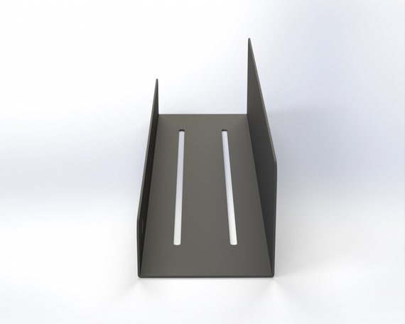 Estante de baño Dinamic negro 34x150x30 cm