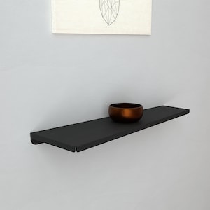 Minimalist Wall Mounted Console Table, Modern Narrow Console Table, Metal Floating Shelf, Entryway Table, Metal Wall Shelf