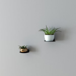 Minimalist Plant Shelf, Floating Shelf, Metal Display Shelf, Plant Hanger, Indoor Plant Shelf