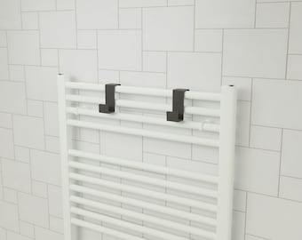 Metal Towel Hooks: Modern Bathroom Rack, Set of 2