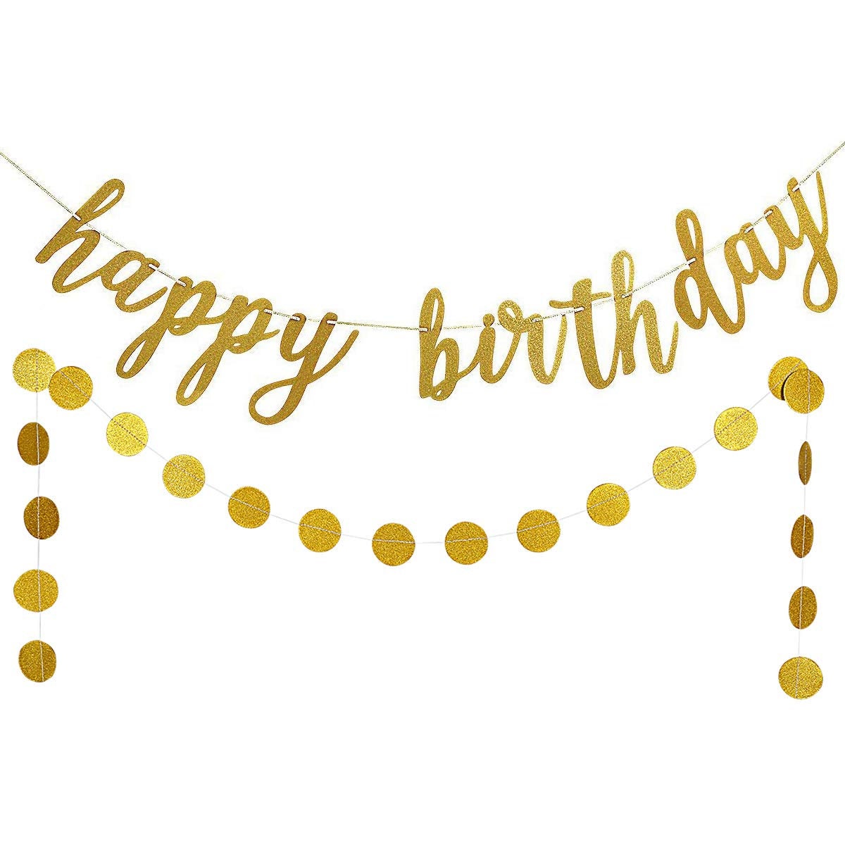 Gold Geburtstag Dekorationen Gold Glitter alles Gute zum Etsy