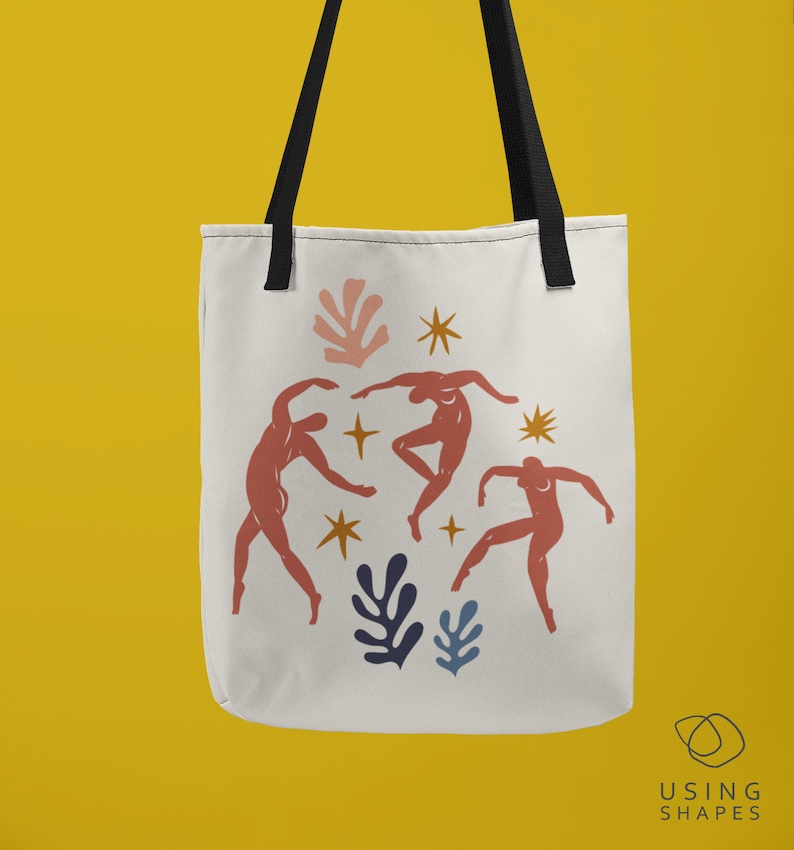 Artistic Bag Shopping bag TB32 Totebag Matisse Totebag The Dance Handmade Matisse Tote Bag Shopper Bag The Dance Fabric Bag