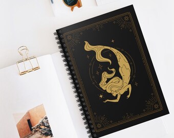 Pisces Spiral Notebook - Ruled Line | Daily Journal | School Notebook | Gift | Horoscope | Zodiac