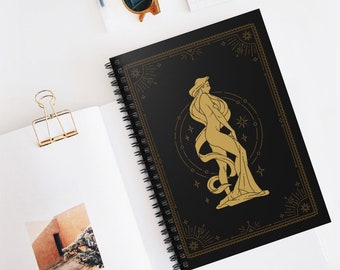 Virgo Spiral Notebook - Ruled Line | Daily Journal | School Notebook | Gift | Horoscope | Zodiac