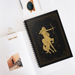 Sagittarius Spiral Notebook - Ruled Line | Daily Journal | School Notebook | Gift | Horoscope | Zodiac