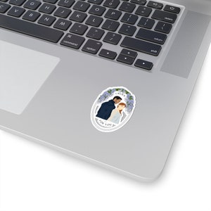 I Burn For You Daphne & Simon Silhouette Kiss-Cut Sticker