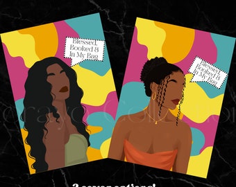 Booked, Blessed & In My Bag Digital Planner | 2 Cover Options
