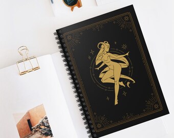 Aries Spiral Notebook - Ruled Line | Daily Journal | School Notebook | Gift | Horoscope | Zodiac