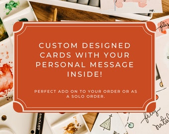 Custom Gift Message Card!