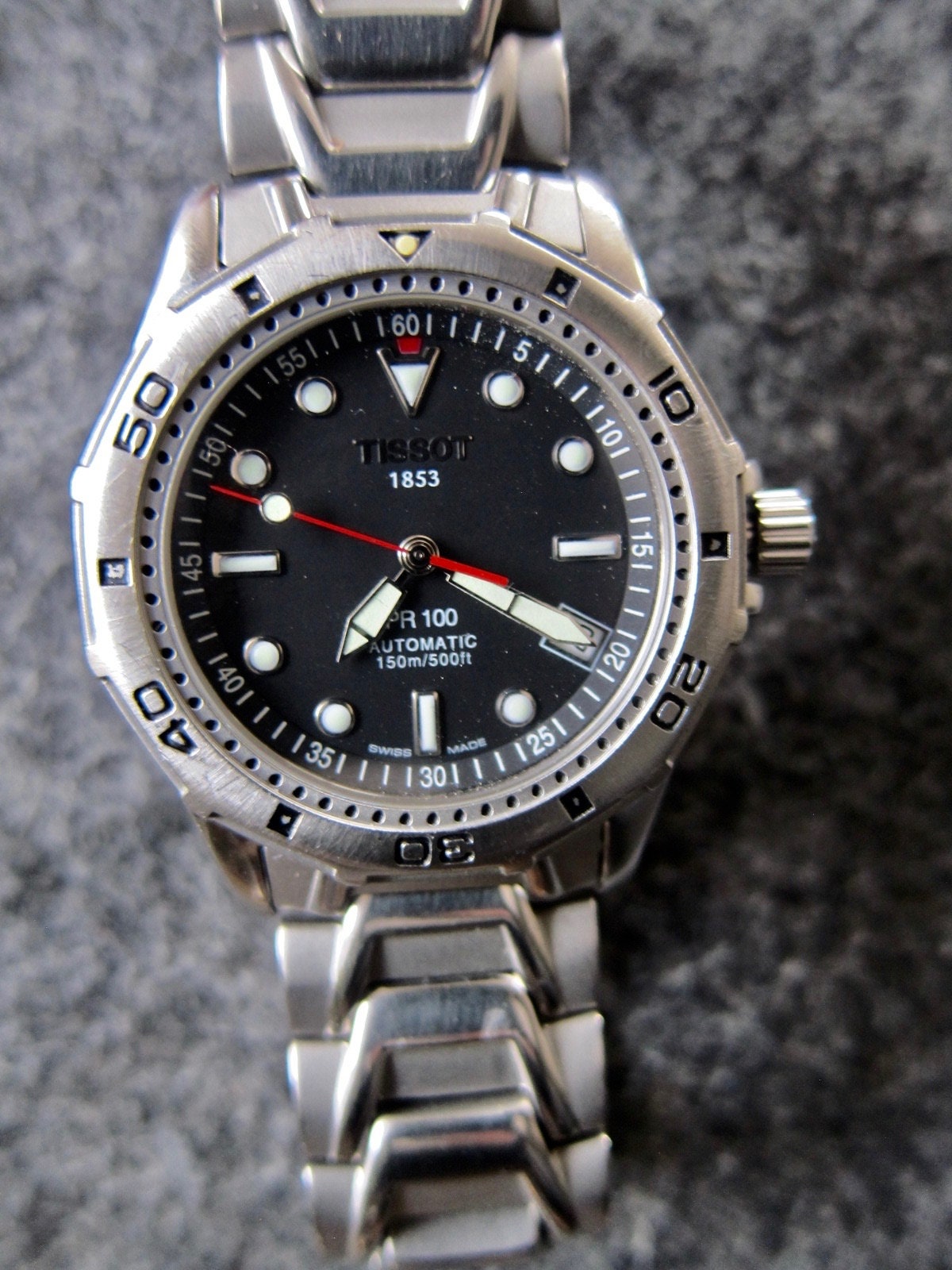 TISSOT PR100 Diver Automatic Steel Date Black Dial all | Etsy