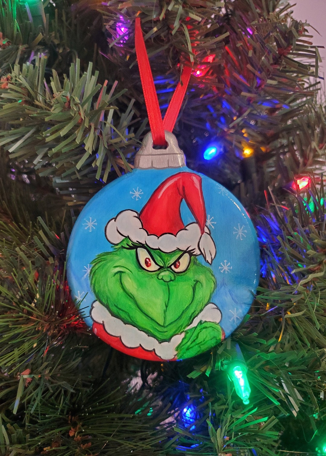 The Grinch Christmas Ornament Etsy