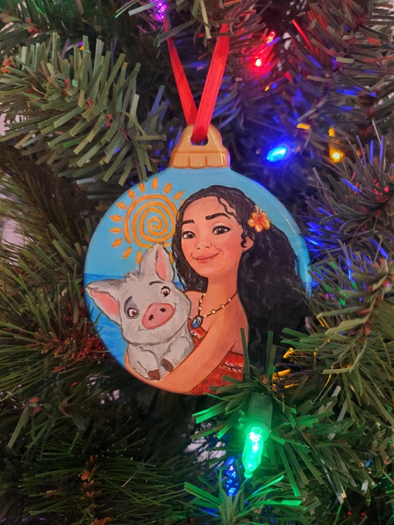 Moana Christmas Ornament Etsy
