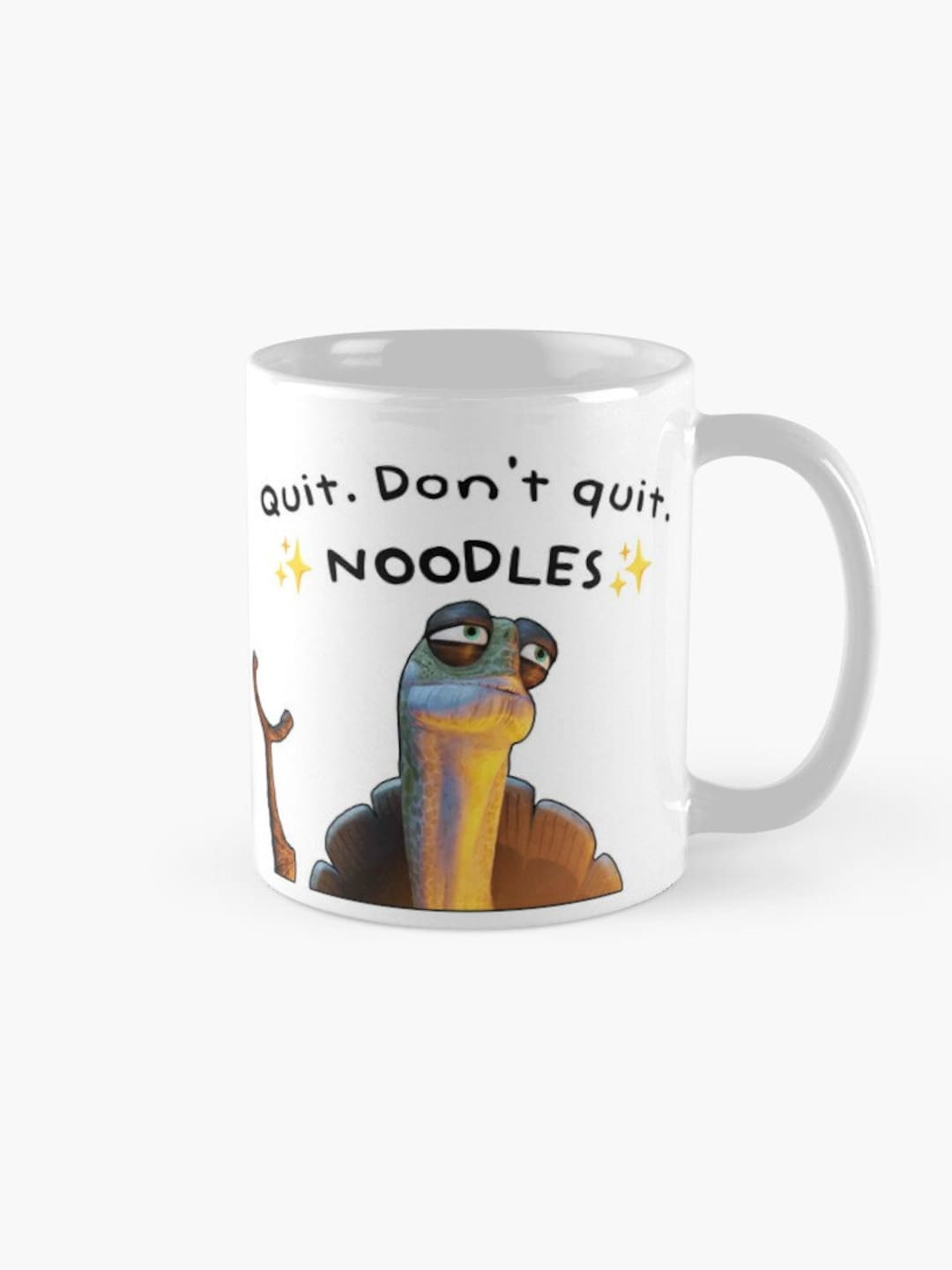 Kung Fu Panda Oogway Quote Quit Mug, Don't Quit Mug, Noodles Mug, Kung