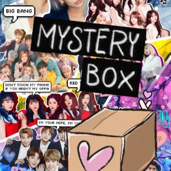 Kpop Mystery Box BTS/Stray Kids/Blackpink/Got7/Ateez/Astro/Korea