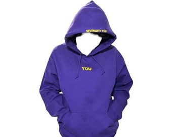 Jimin Seven With You Hoodie inspired BTS Merch/Park Jimin/Chimmy/Bangtan Boys/BTS Concert/ARMY