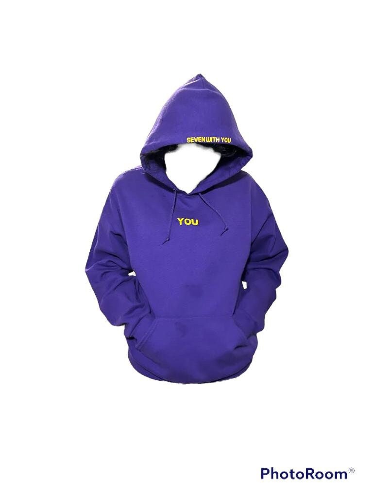  sunlelekz Jimin with You hoodie jimin Purple You