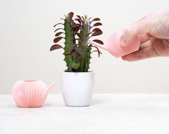 The “PINCH” Mini Watering Can  • Perfect Gift For Plant Lovers  • Slat Design  • Custom Sizes Available  • 3D Printed  • Biodegradable PLA