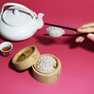 Cute Dumpling Candle | Dim Sum Candle |  Gyoza Candles | Decorative Soy Wax Candle | Potsticker Candle | Birthday Gift | Stocking filler