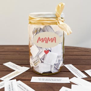 500+ Muttertag Sprüche Geschenk zum Ausdrucken PDF | Geschenkidee Mama DIY | Karte Liebevolle Worte | Printable Deutsch A4 Download Textset