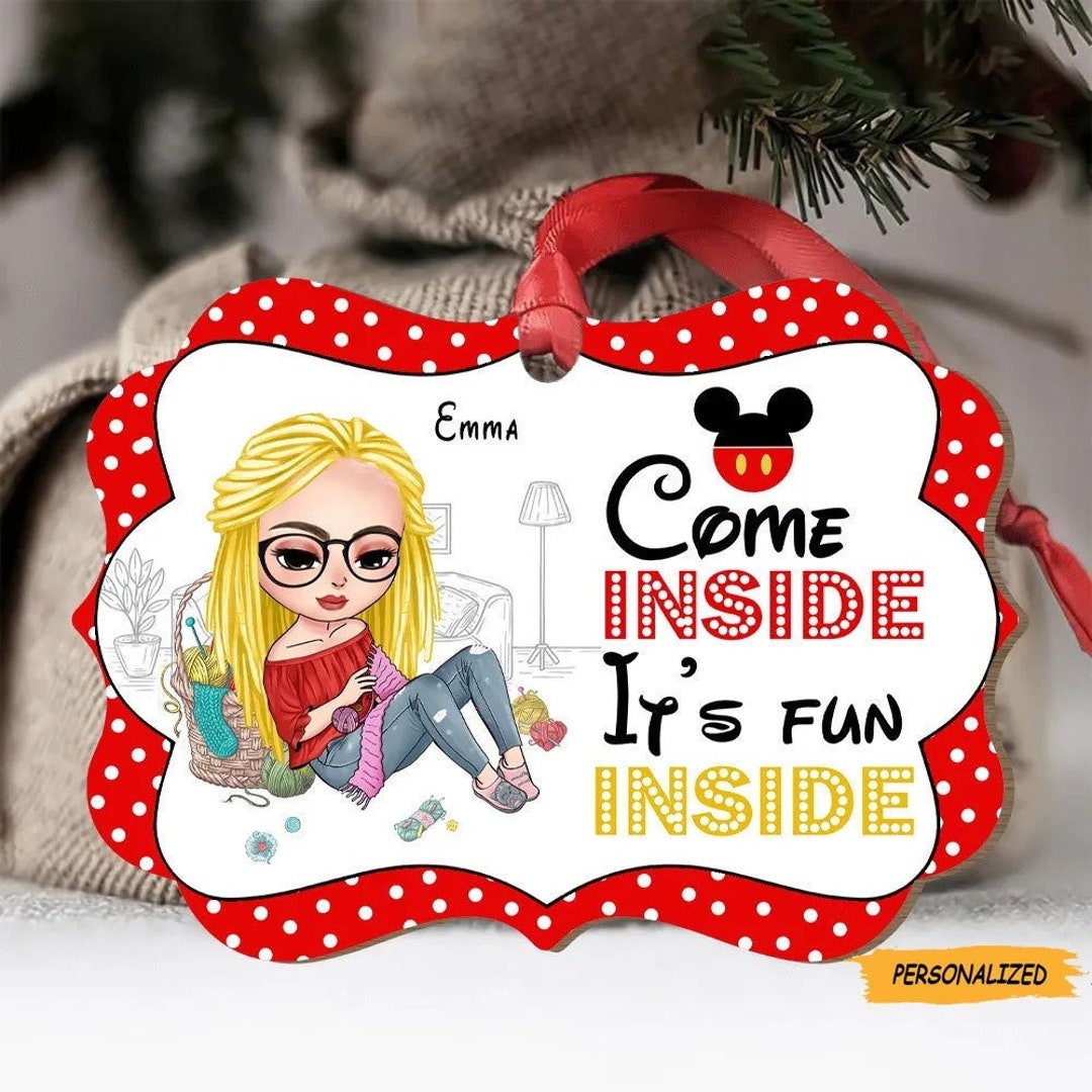 Come Inside Its Fun Inside, Personalized Knitting and Crocheting ...