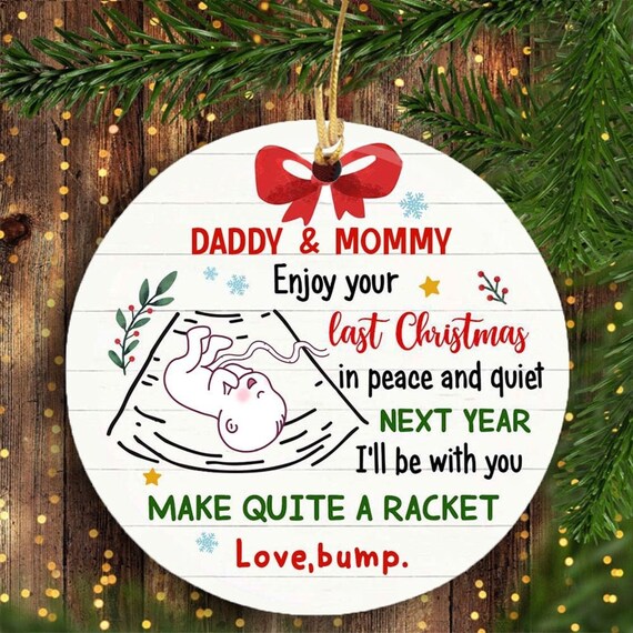 Personalized Baby's First Christmas Cards - Gift For New Parents