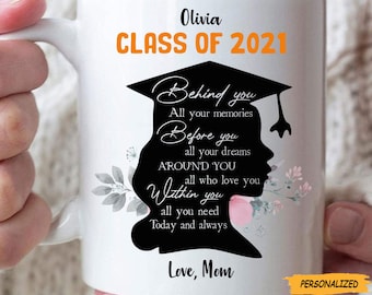 Personalized Custom Coffee Mug, Graduation Gifts For Daughter Within You, All You Need, Custom Graduation Name Mug, Graduate Gift