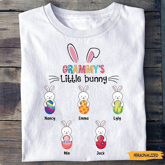 Grandmother Bunny T-Shirt Easter Egg Hunting Costume Gift Grandmother Bunny T-Shirt Easter Egg Hunting Costume Gift