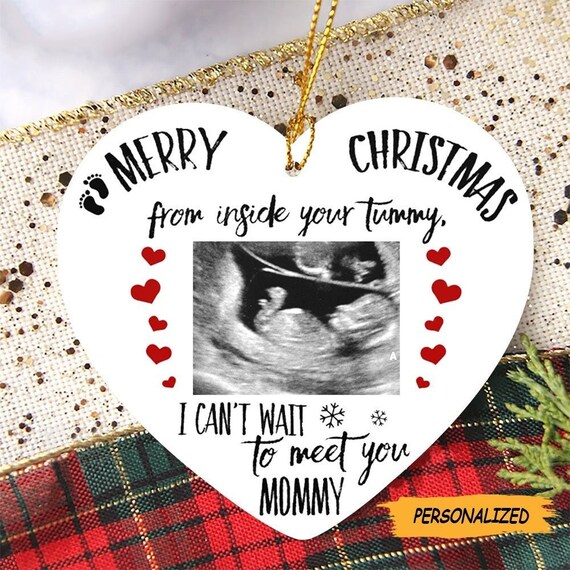 Personalized Christmas Gift for Mommy to Be Inside Your Tummy