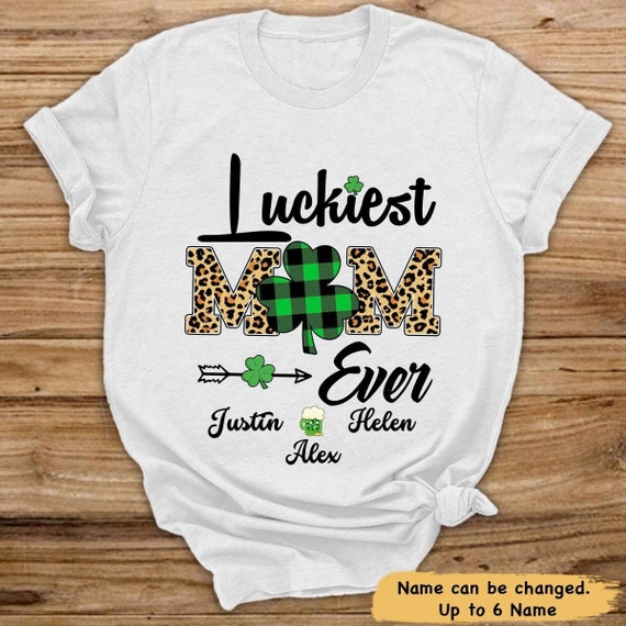 Womens Luckiest Grandma Ever - Cute St Patricks Day Gift For Mom T-Shirt Womens Luckiest Grandma Ever - Cute St Patricks Day Gift For Mom T-Shirt