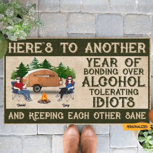 Alcohol Doormat - Etsy