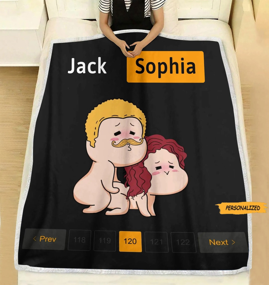 Personalized Custom Couple Blanket, Best Gifts Idea for Husband/ Wife ...