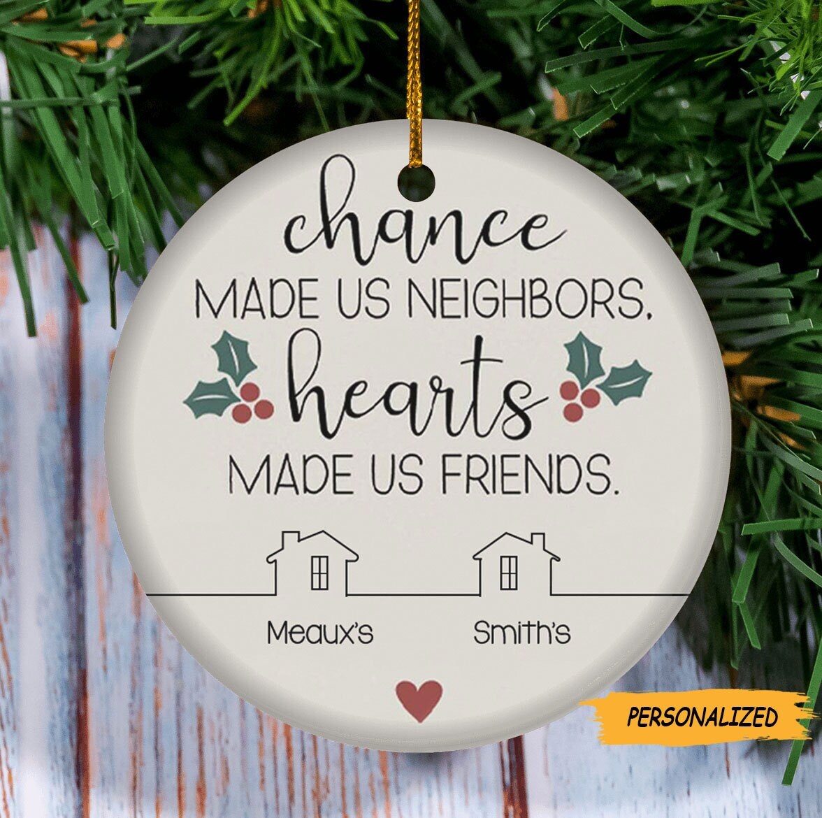 2022 Christmas Ornament, Christmas Hanging Ornaments, Hanging Accessories  Outdoor Indoor Decor, Christmas Tree Decorations, Gift for Families Friends  Neighbors,G-5 
