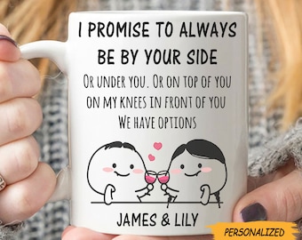Personalized Couple Name Gift For Her For Him Cute Funny Mug, Couple Valentines Day Gift, Custom Couple Mug, Anniversary Gifts