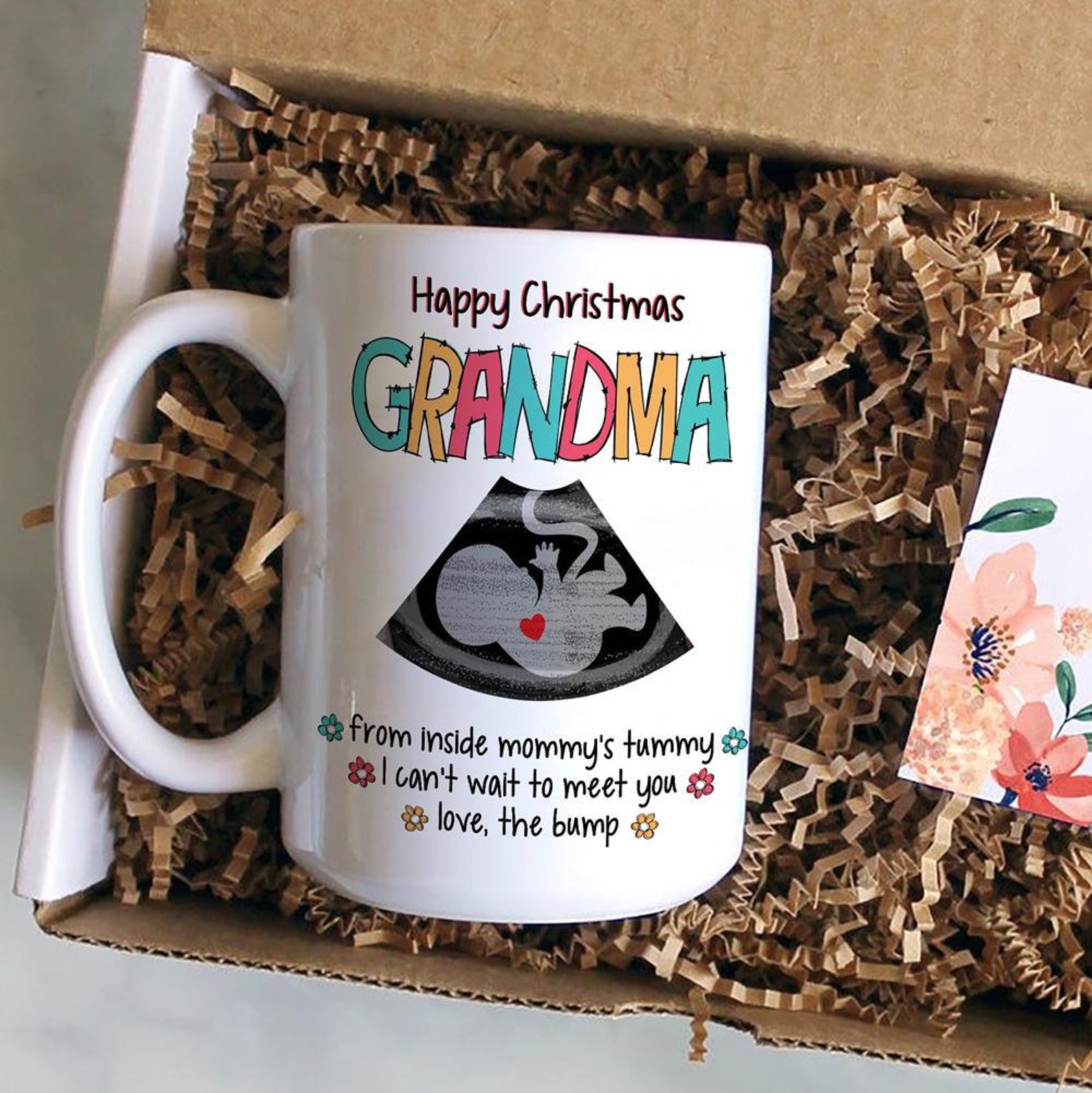 Christmas Gift for Expecting Grandma Inside Mommy's Tummy Etsy