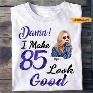Chapitre 85e, Fabuleux depuis 1941 personnalisé pour 85e anniversaire de naissance, t-shirt unique pour femme, cadeau d'anniversaire pour 85 ans, 85e anniversaire de naissance