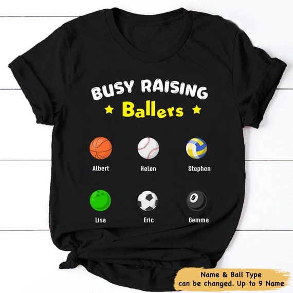 Busy Raising Ballers Soccer T-Shirt Gift For Moms Busy Raising Ballers Soccer T-Shirt Gift For Moms