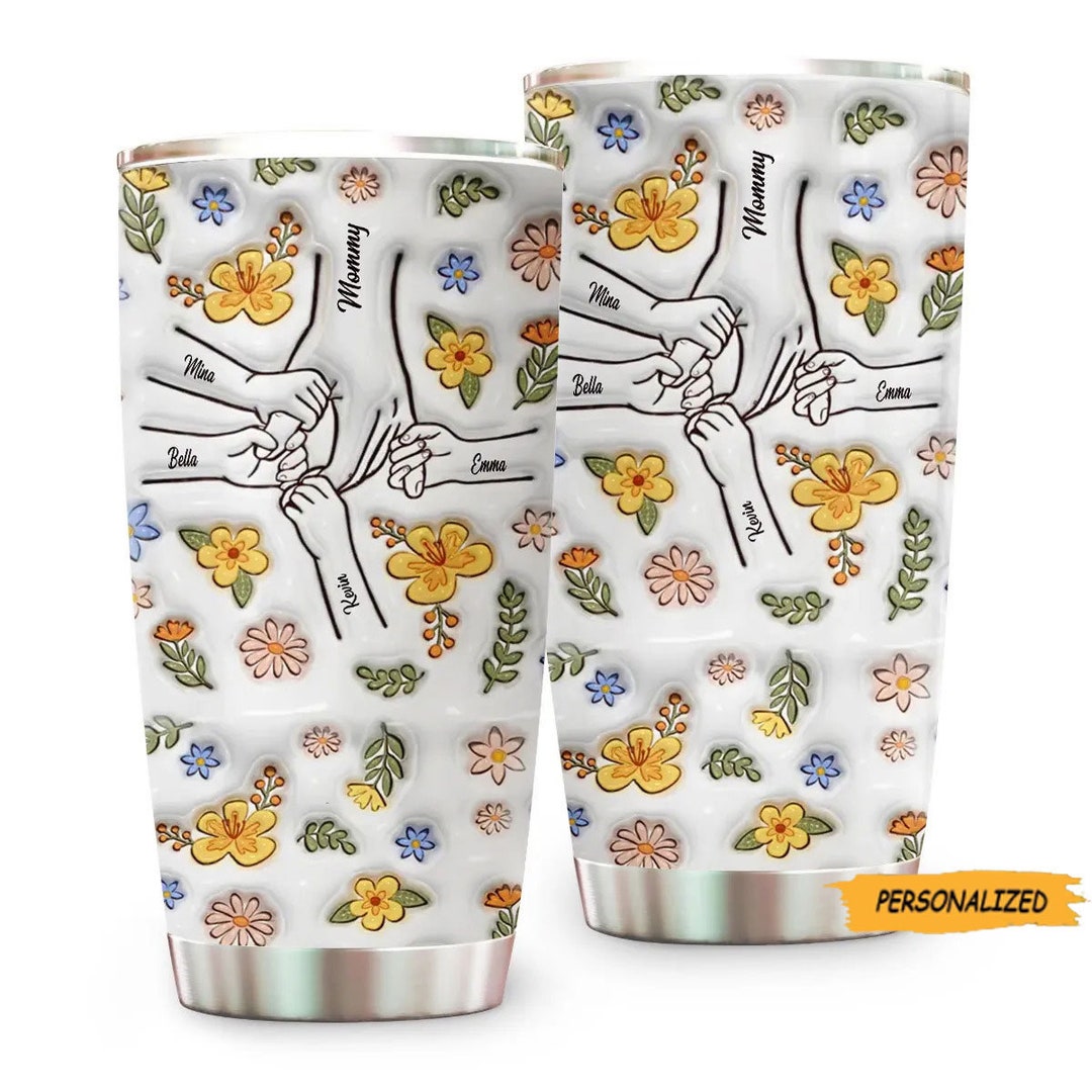 I Felt Like Summer Had Taken Me Over - Bestie Personalized Custom 3D Inflated Effect Printed 40 Oz Stainless Steel Tumbler With Handle - Summer Vacation Gift For Best Friends, BFF, Sisters