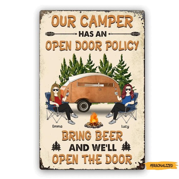 Let’s St By The Campfre Husband Wfe, Campng Gft For Couple, Personalzed Custom Classc