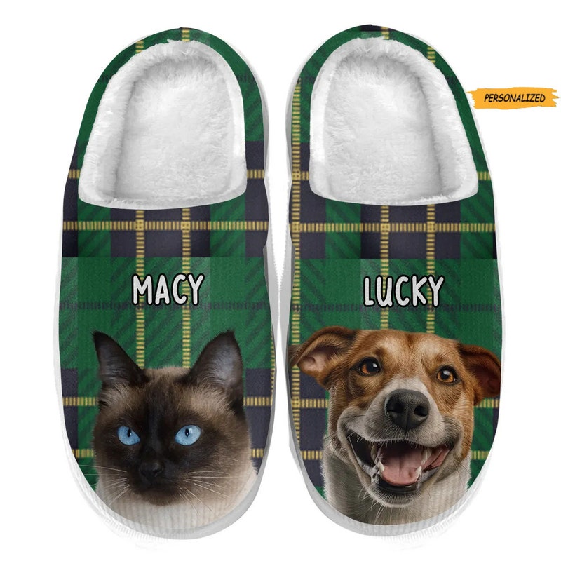 personalised dog slippers