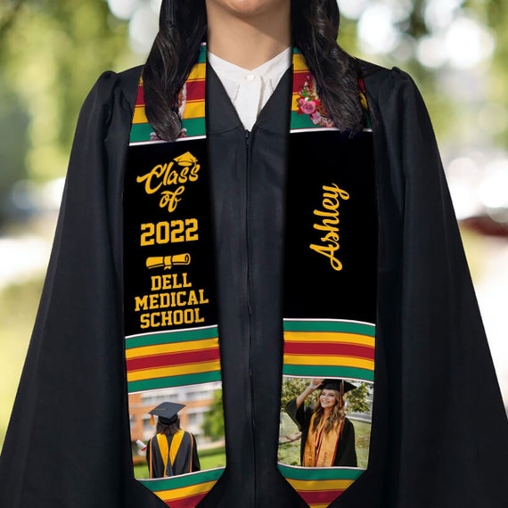 Graduation 2022 Stoles/sash Personalized Graduation Gift Etsy