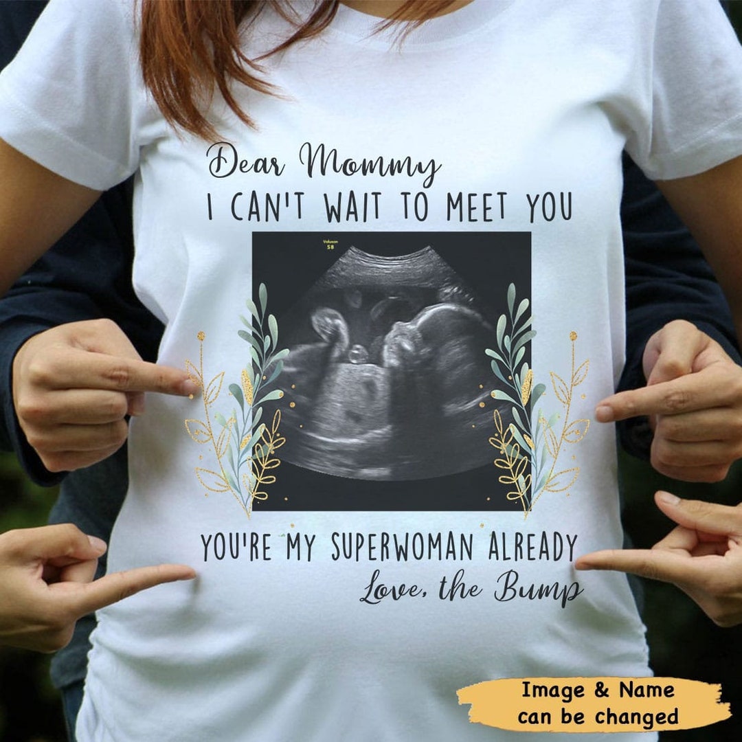 Mommy I Can't Wait To Meet You Custom Ultrasound Canvas, Personalized Gift  For Mom To Be, First Time Mom Gift From The Bump - Best Personalized Gifts  For Everyone