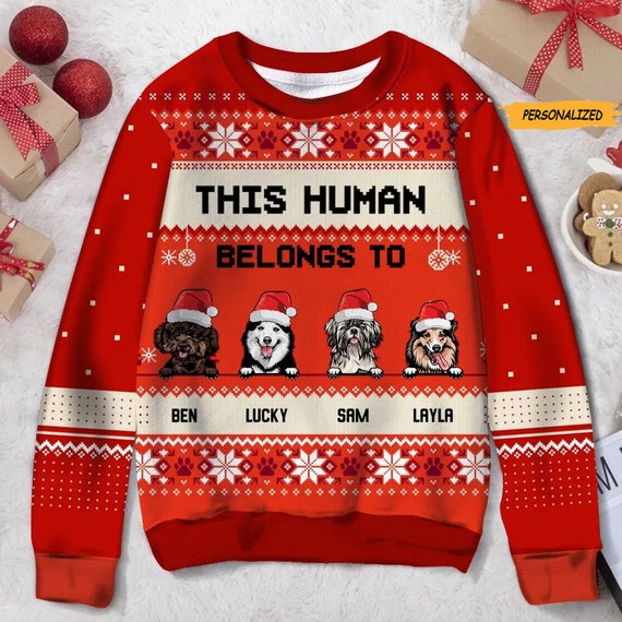 Pull noel chien hotsell